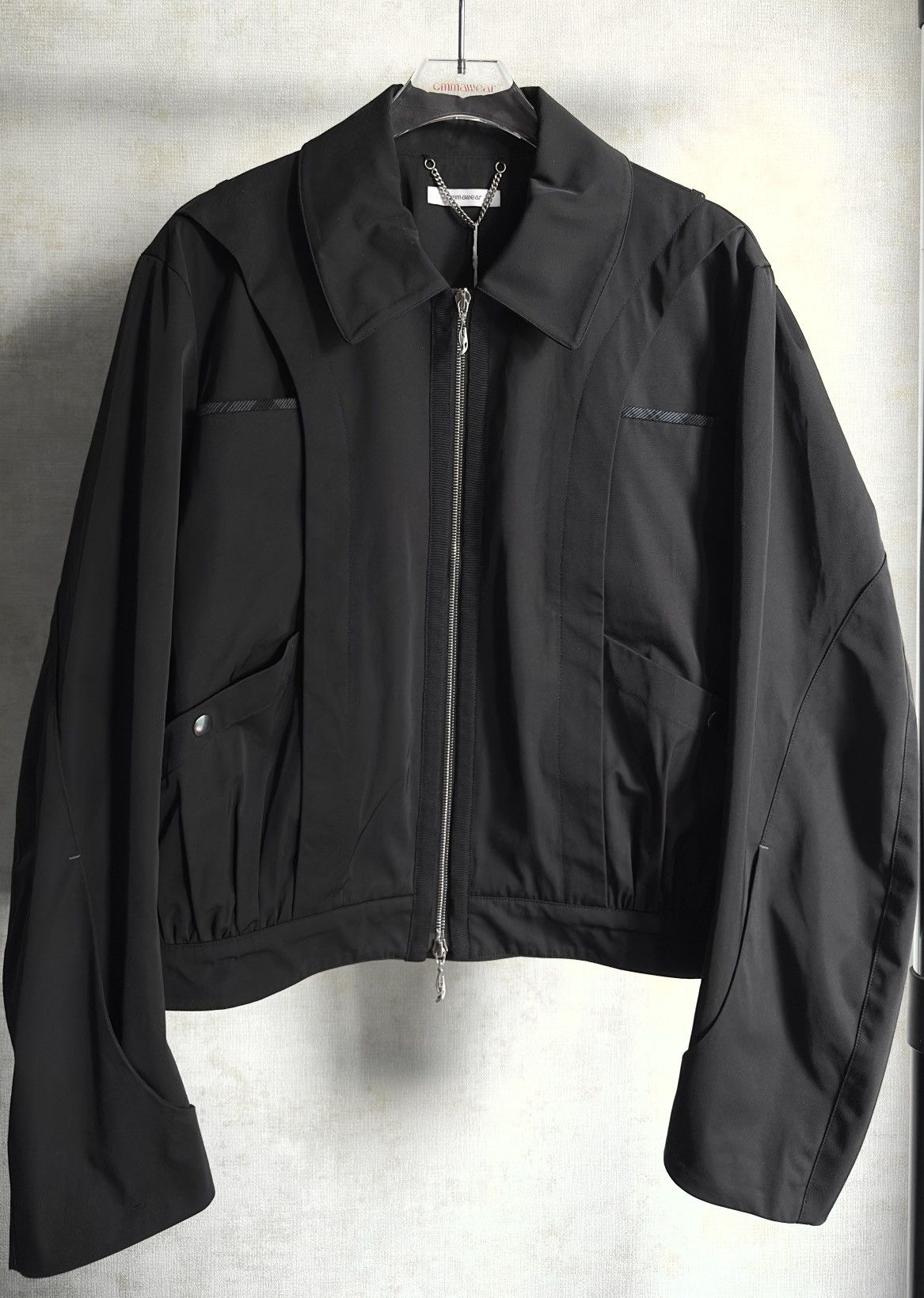 CMMAWEAR CMMAWEAR Black Batwing Piercing Jacket | Grailed