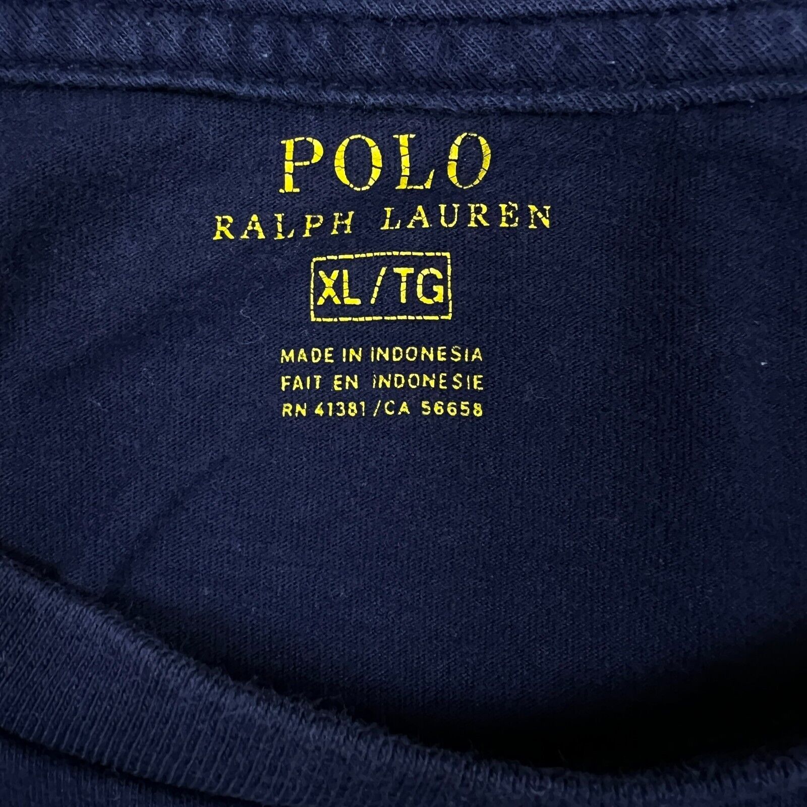 Polo Ralph Lauren × Vintage Polo Ralph Lauren T Shirt Mens XL Blue Pony Short Sleeve Tee Size US XL / EU 56 / 4 - 4 Thumbnail