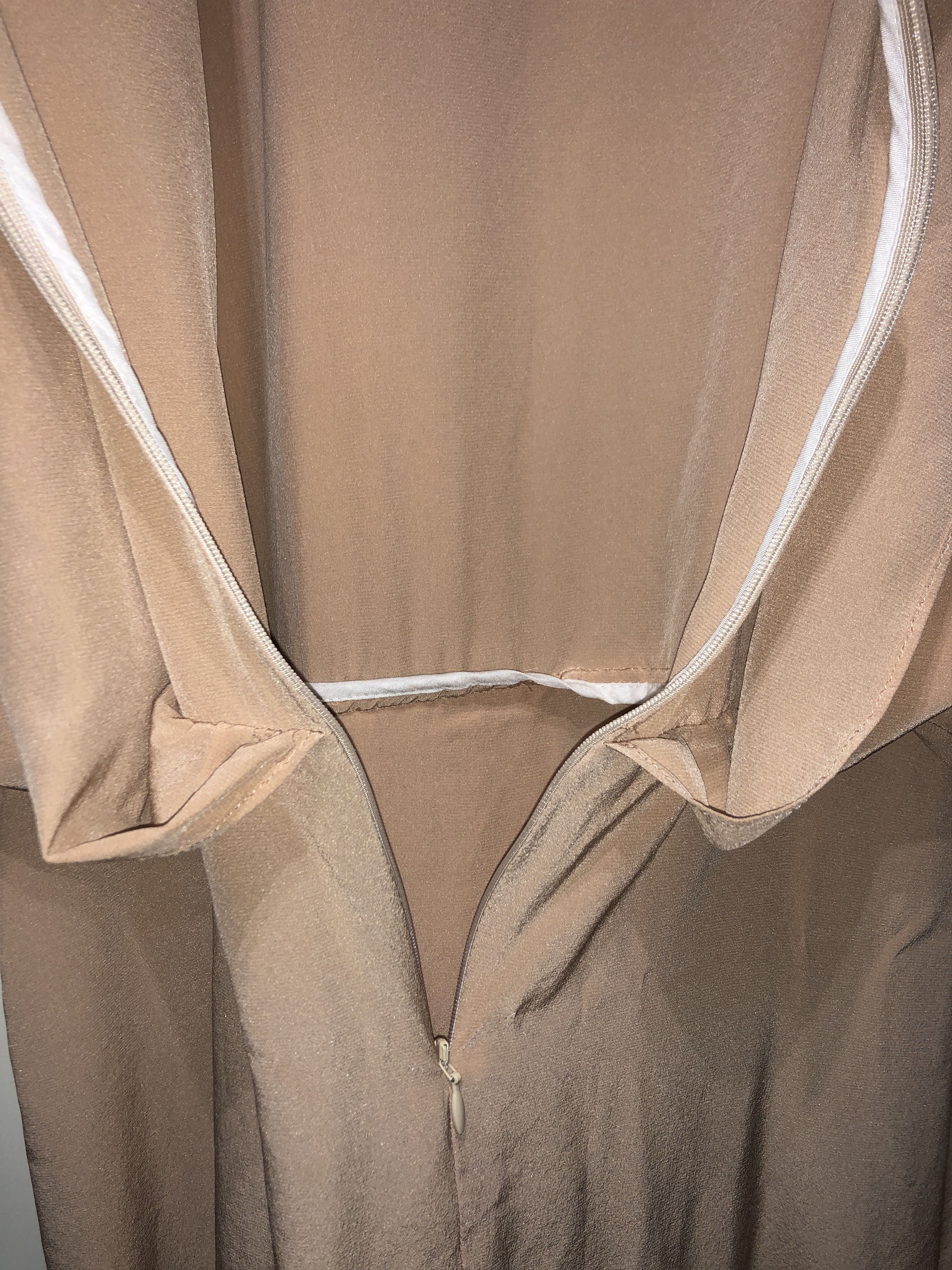 Hussein Chalayan Apricot silk Overlapped Dress Size M / US 6-8 / IT 42-44 - 10 Thumbnail