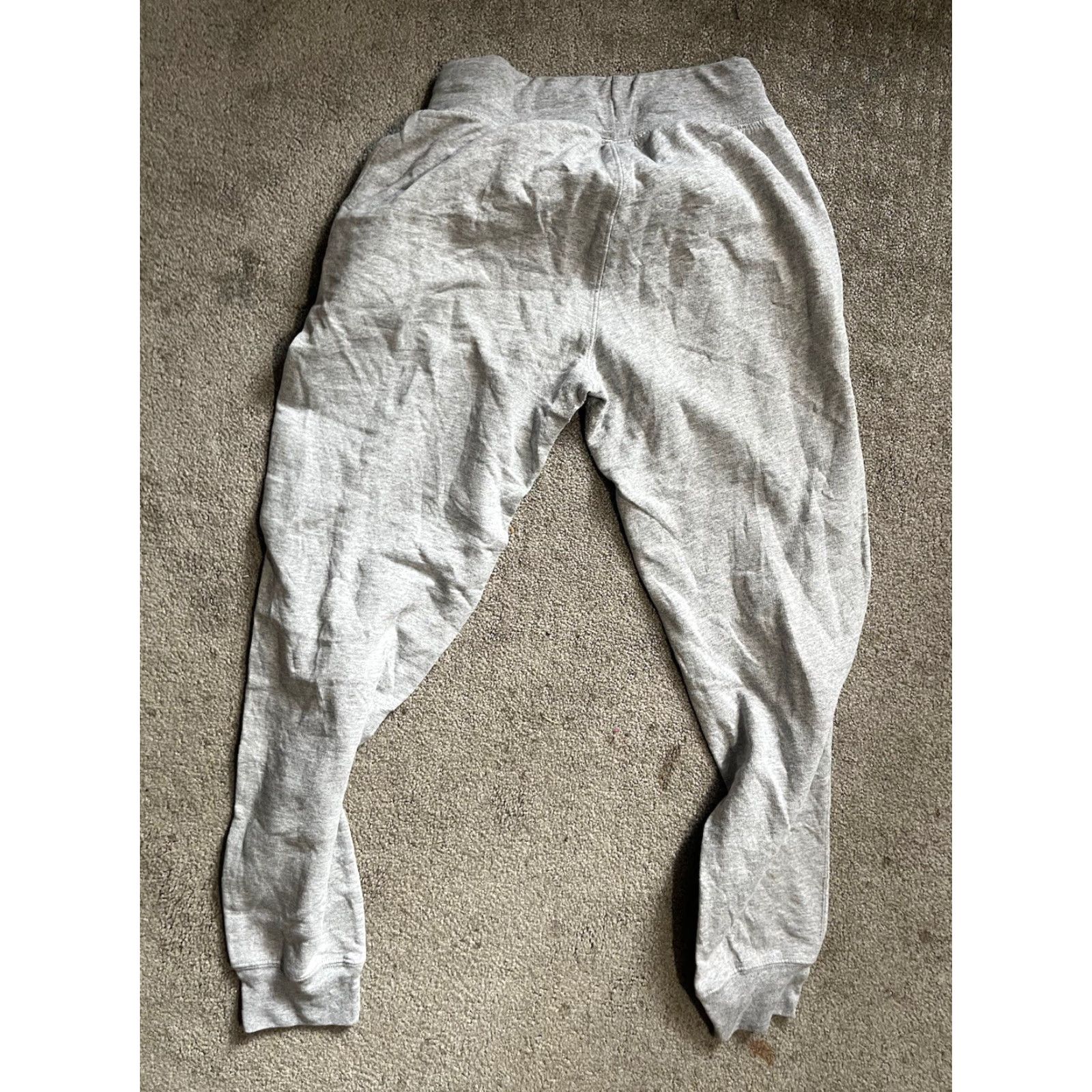 Champion Champion Sweatpants Mens S Gray Athleticwear Active Drawstring Pockets Regular Fit Cotton Blended Fabric Easy Care Elastic Waist Sports Pants Men Size US 29 - 3 Thumbnail