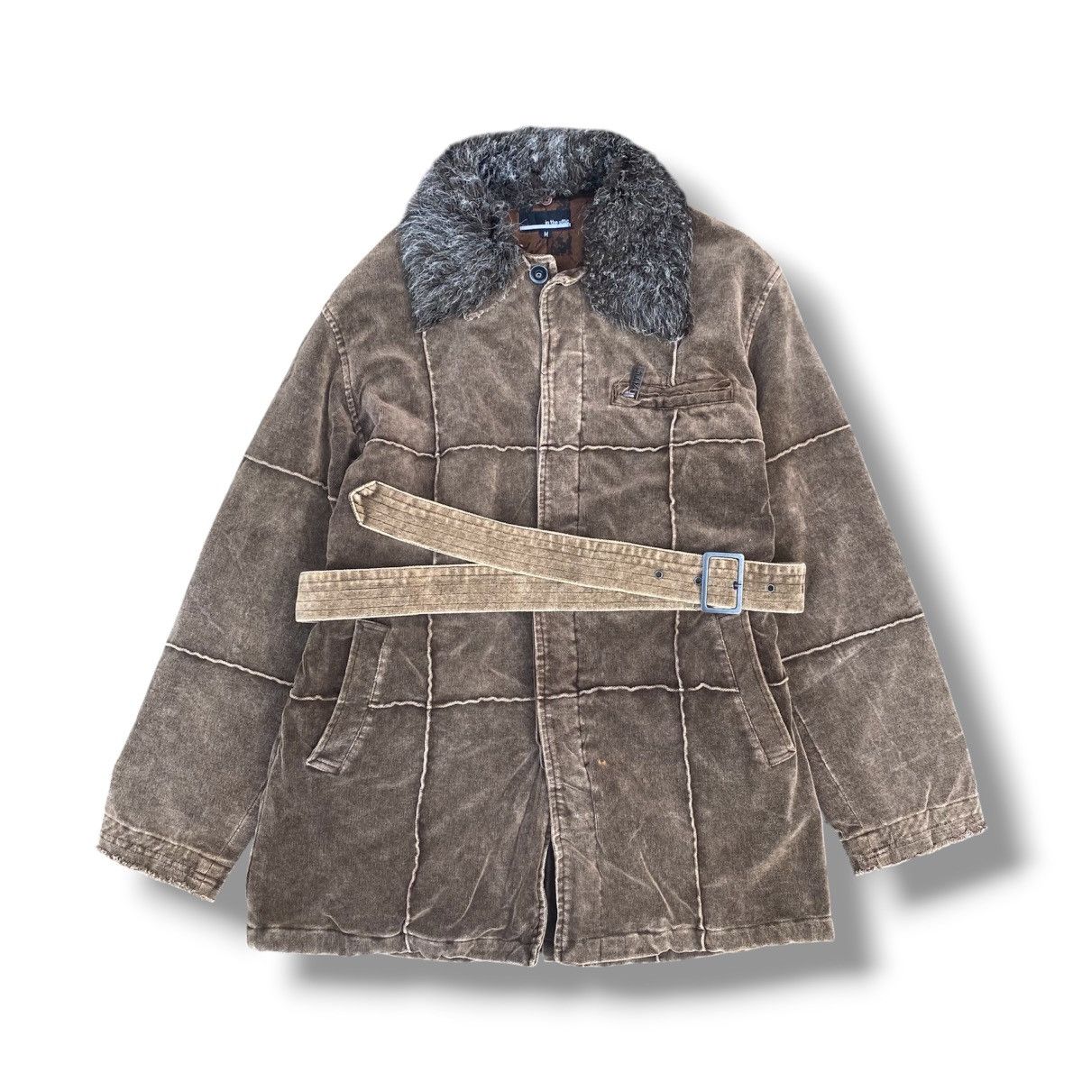 In The Attic Vintage 90s In The Attic Style Brown Corduroy Jacket. #F8 Size M / US 6-8 / IT 42-44 - 1 Thumbnail