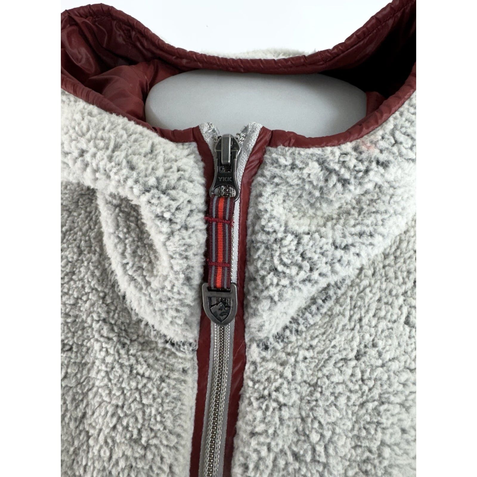 Vintage KuhL High Pile Sherpa Fleece Zip Hooded Mens M / L Jacket - EXCELLENT Size US L / EU 52-54 / 3 - 2 Thumbnail