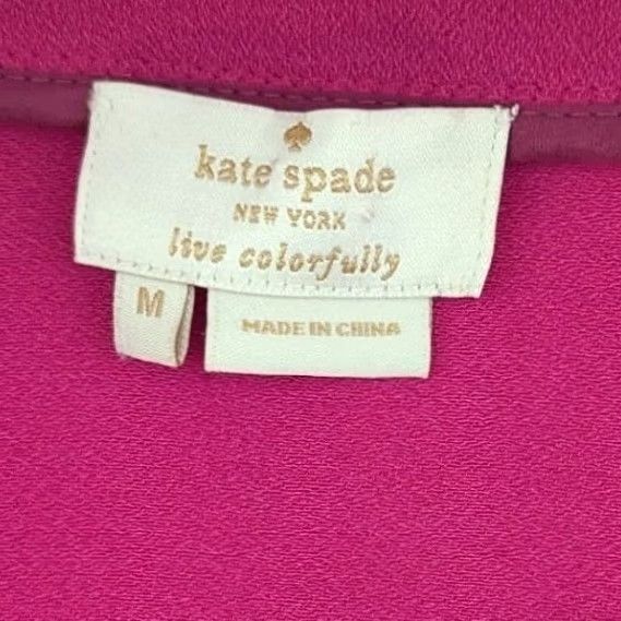 Vintage kate spade new york Blouse V-Neck Flutter Sleeve Pink Women's M Top Size M / US 6-8 / IT 42-44 - 6 Thumbnail