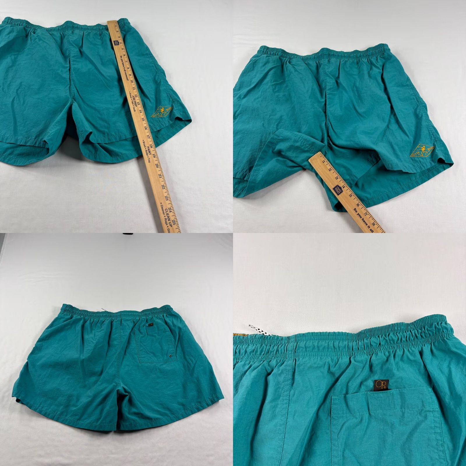 Ocean Pacific VINTAGE OP Ocean Pacific Swim Shorts Mens XL Green Lined Bathing Suit Size US 36 / EU 52 - 8 Thumbnail