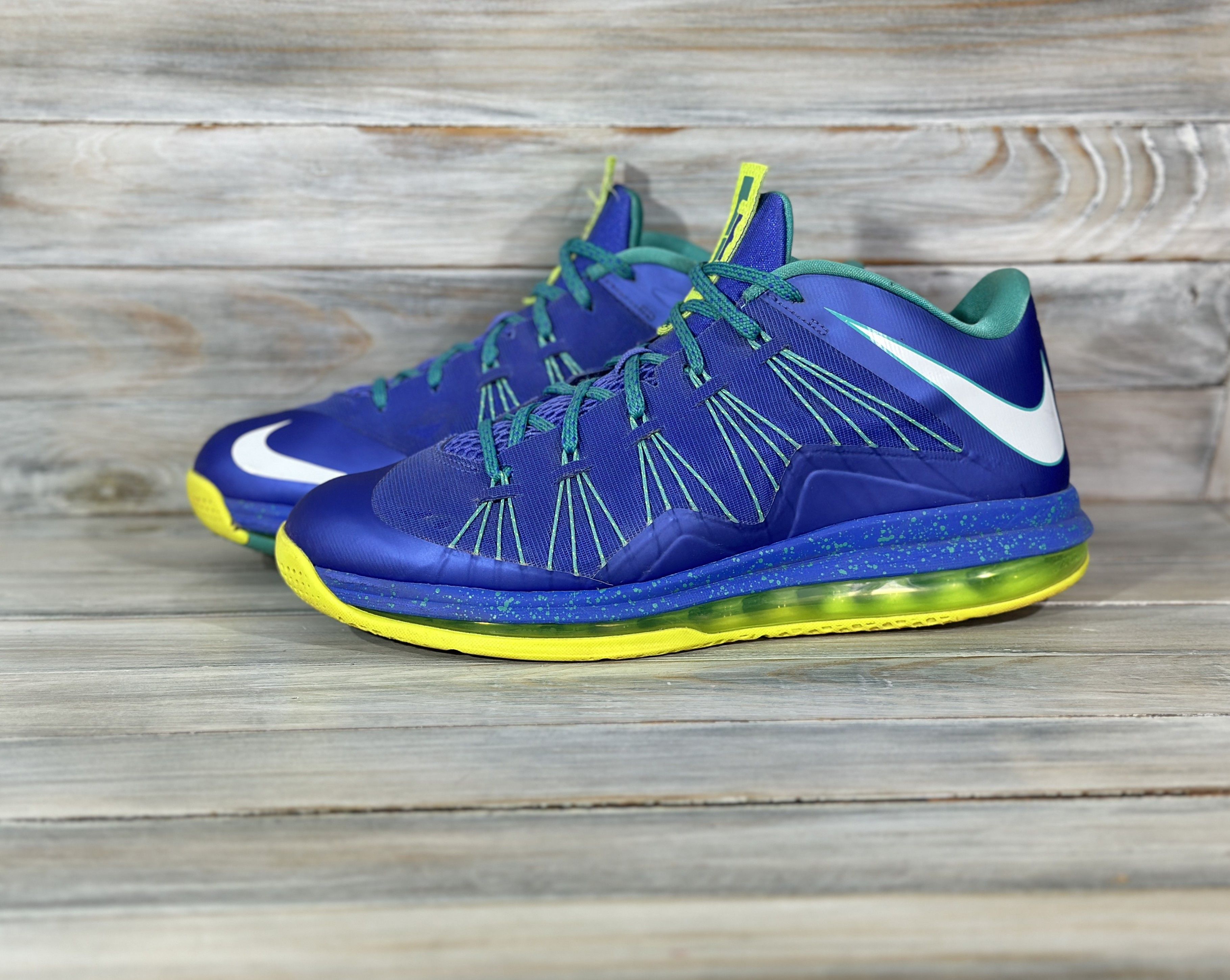 Nike NIKE Air Max Lebron 10(X) Low Sprite Basketball Sneakers Size US 10 / EU 43 - 18 Thumbnail