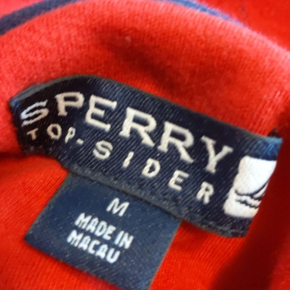 Sperry SPERRY red pullover 1/4 zip size medium Size US M / EU 48-50 / 2 - 4 Thumbnail