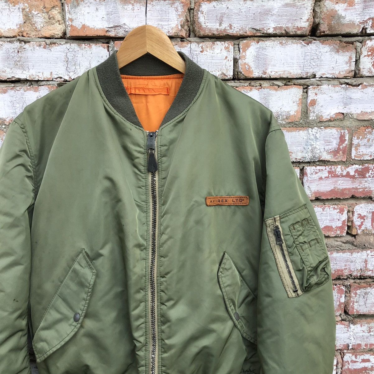 Avirex VTG AVIREX Flyer’s Man Intermediate Ma-1(USAF) Bomber Jacket Size US M / EU 48-50 / 2 - 4 Thumbnail