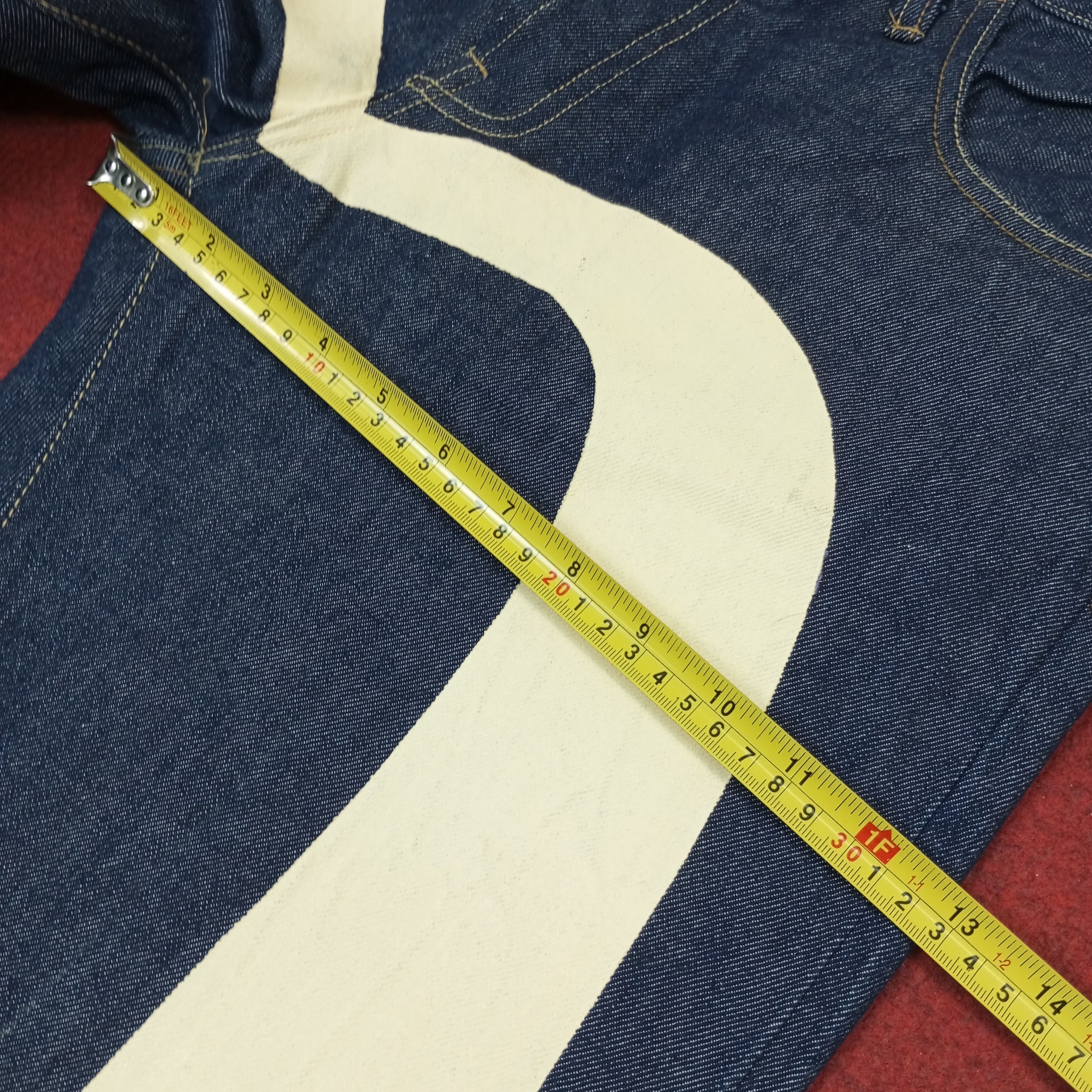 Japanese Brand × Vintage Evisu Japanese Brand Custom Daicock Jeans c217n11 Size US 32 / EU 48 - 9 Thumbnail