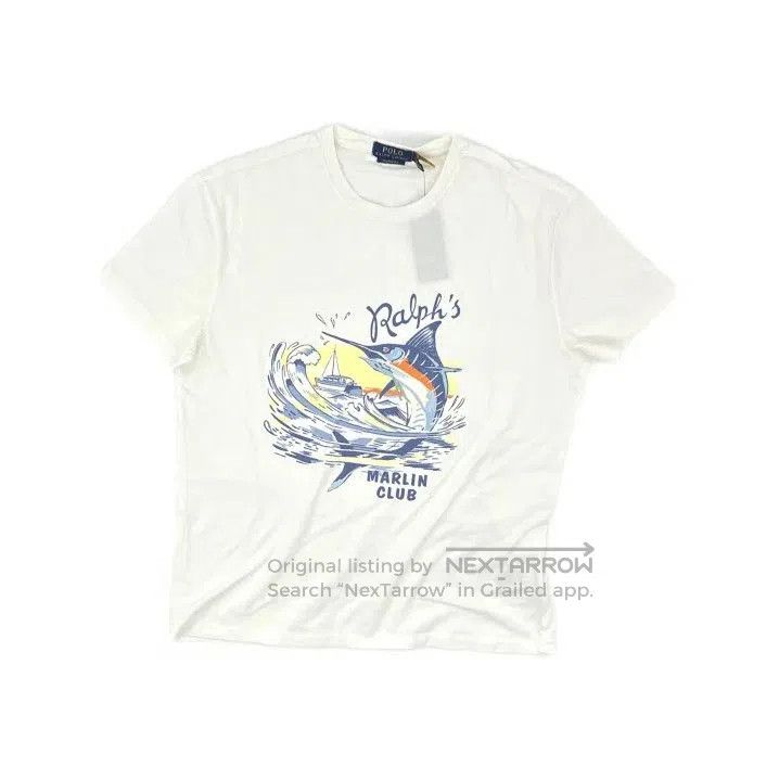 Polo Ralph Lauren Polo Ralph Lauren Marlin Print Casual Crew Neck T. Size US M / EU 48-50 / 2 - 2 Thumbnail
