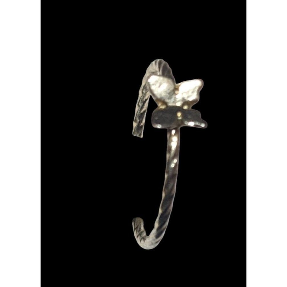 Other Minimalist Fairycore Butterfly Charm Gold Tone Ring Size 5 Size ONE SIZE - 6 Thumbnail
