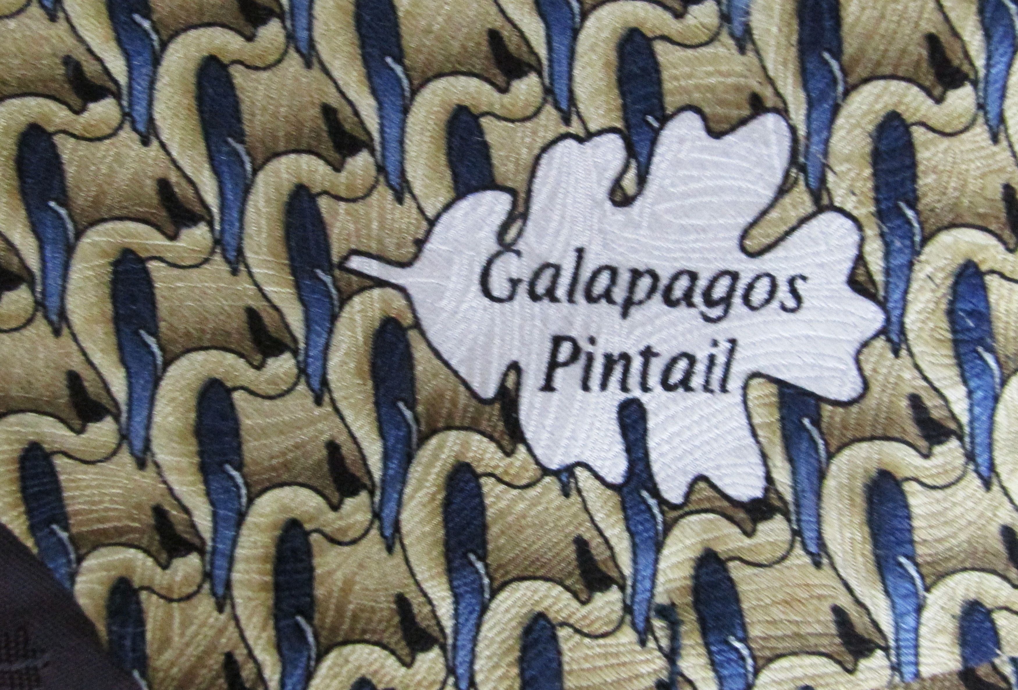 Other Nature Conservancy "Galapagos Pintail" Men's Silk Tie Size ONE SIZE - 5 Thumbnail