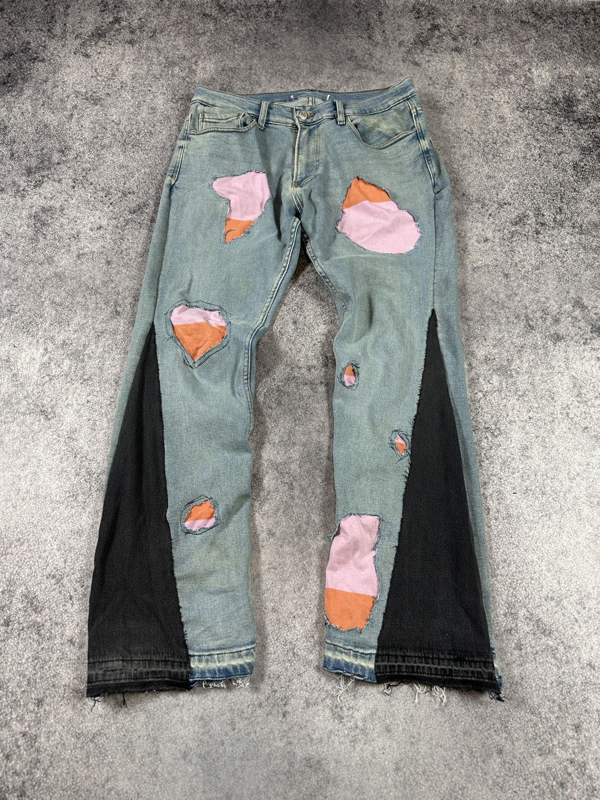 Other Y2K Vintage Custom Jeans Streetwear Style USA S-M Rare Alt Size US 32 / EU 48 - 1 Thumbnail