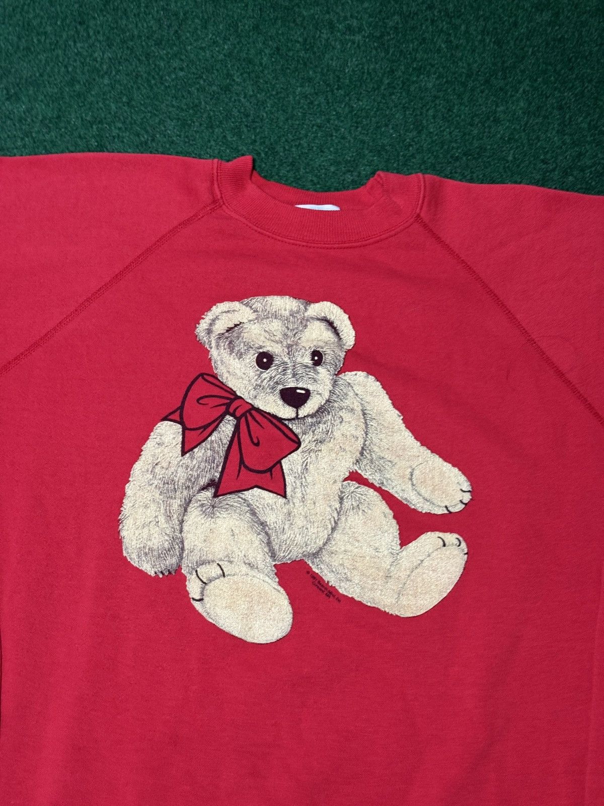 Hanes Vintage 90s Teddy Bear Polo Bear Style Grandma Sweatshirt Size US XXL / EU 58 / 5 - 2 Thumbnail