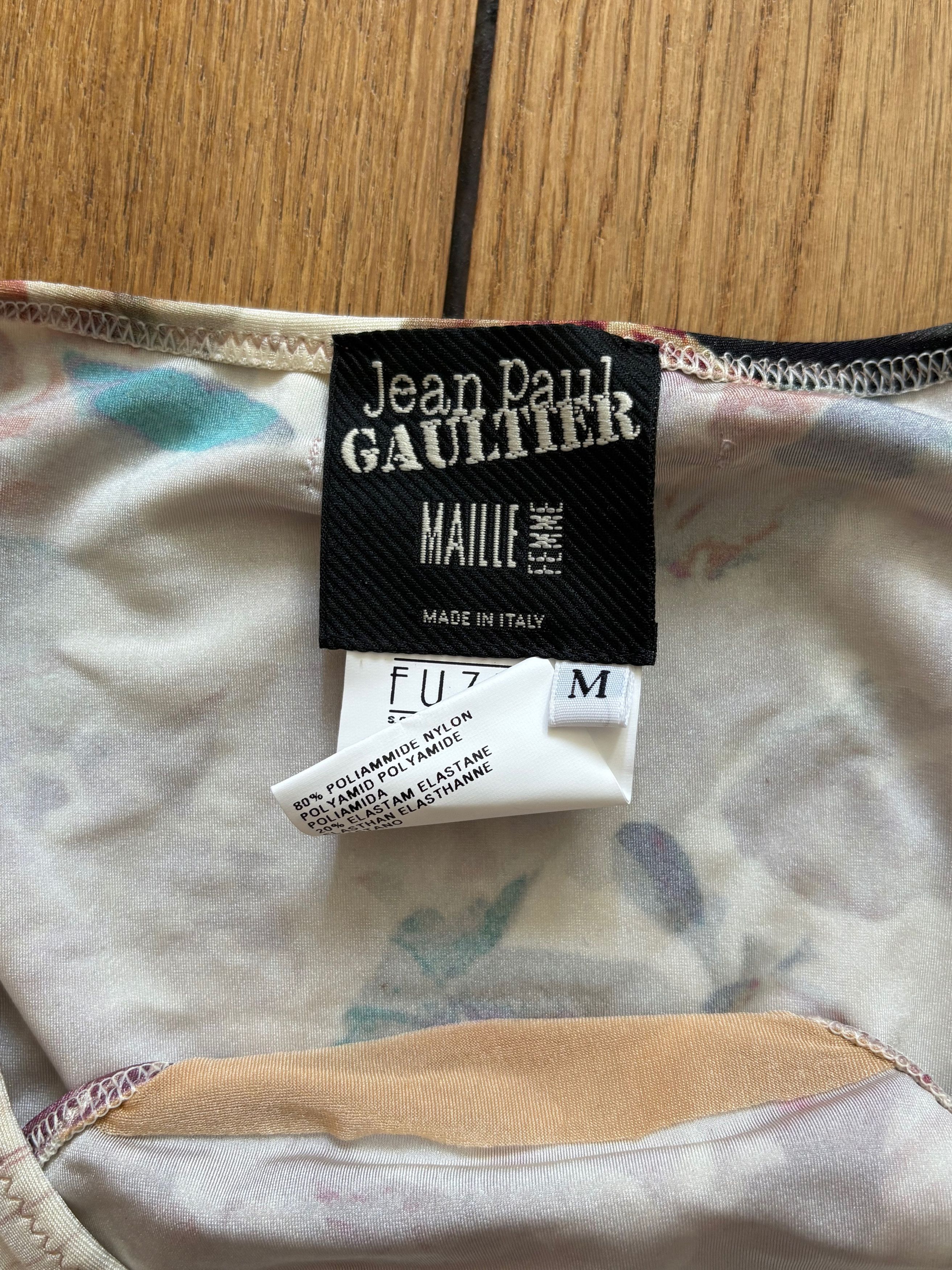Jean Paul Gaultier Jean Paul Gaultier vintage pink floral bikini bottom Size 28" / US 6 / IT 42 - 3 Thumbnail
