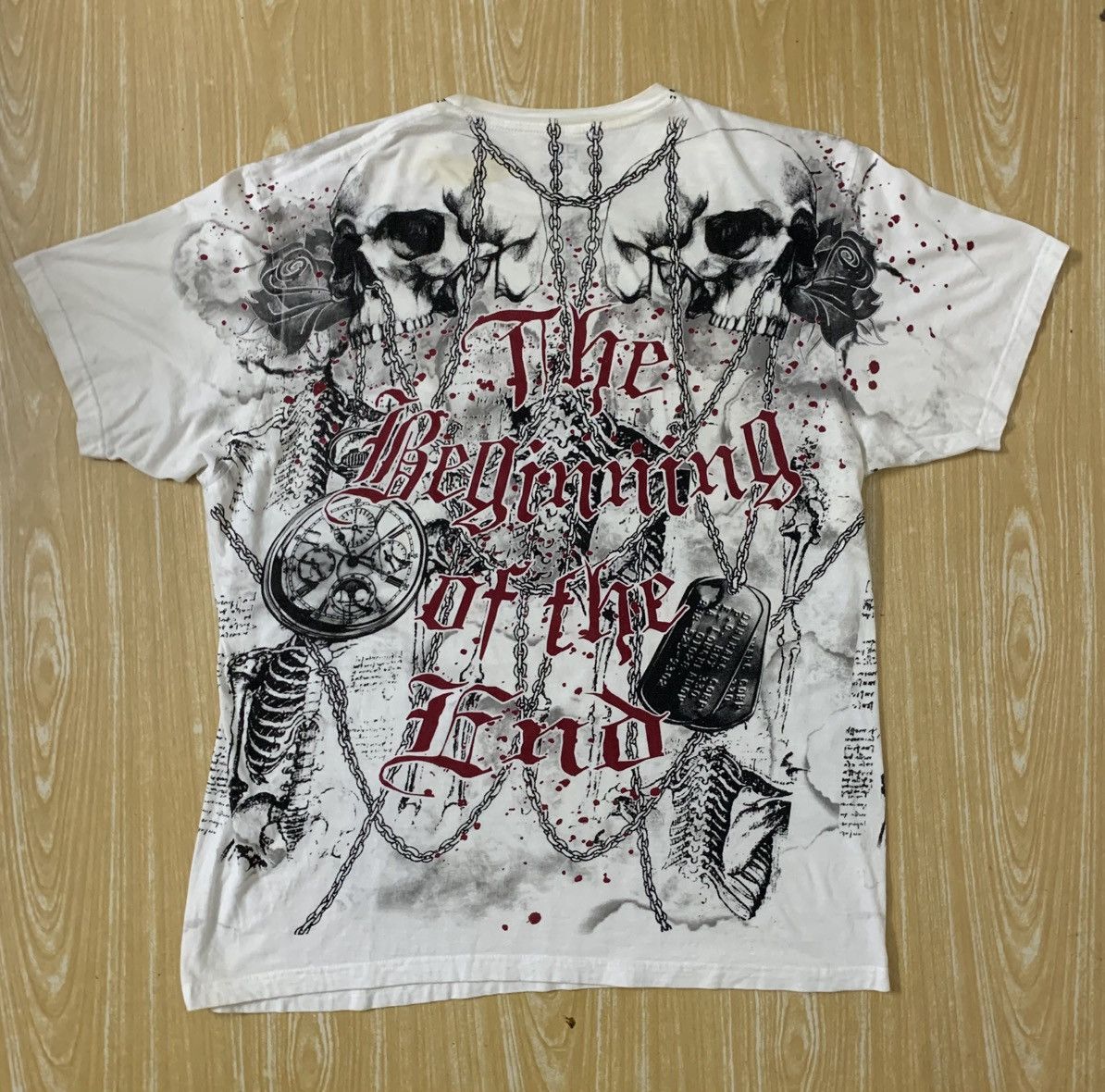 Art Comes First X A R Unlimited The End Game The Beginning Of The End Tee Size US XL / EU 56 / 4 - 5 Thumbnail