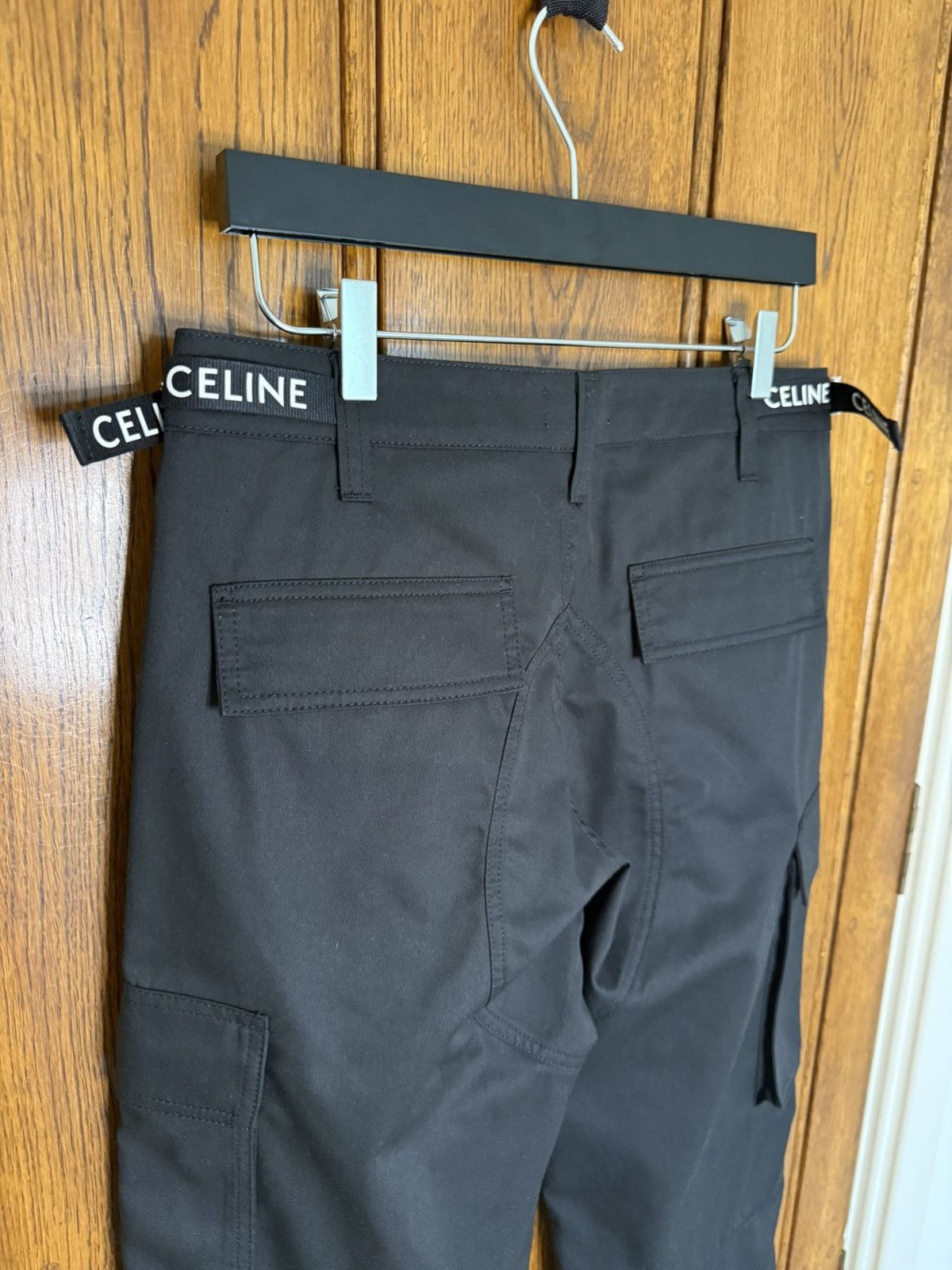 Celine $1.5k Celine logo black cargo pants jeans Hedi Slimane 48 Size US 32 / EU 48 - 19 Thumbnail
