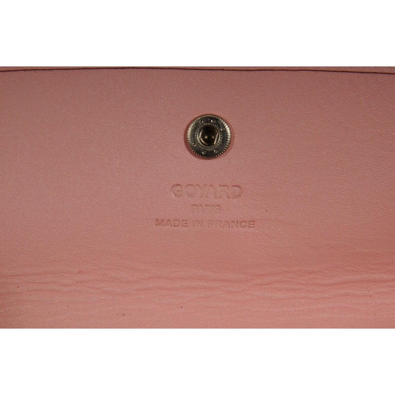 Goyard Pink Wallet Pouch Phone Case Travel Holder Sac File - 02280 Size ONE SIZE - 13 Thumbnail