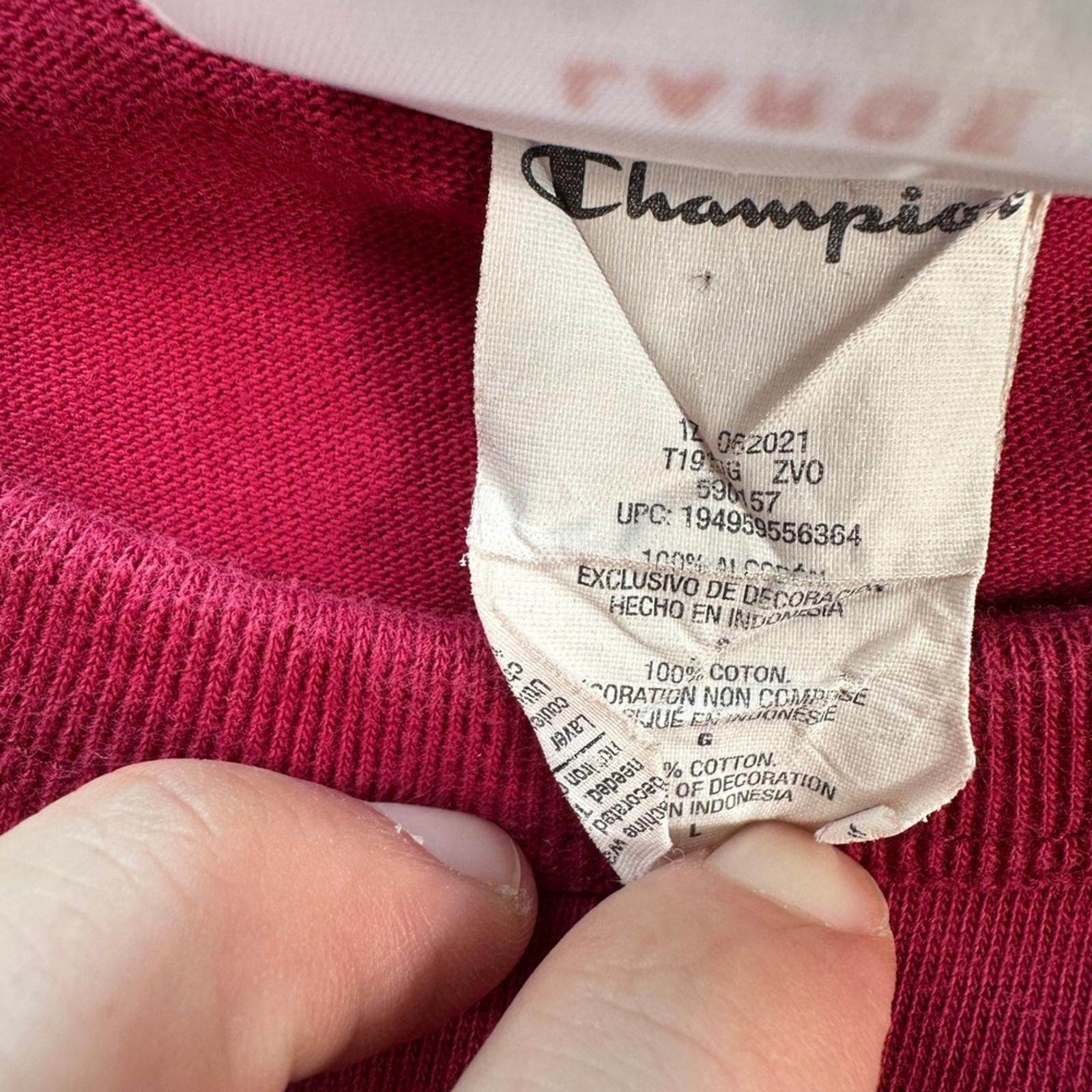 Champion Champion T Shirt Men L Red Graphic Short Sleeve Crewneck Tee Size US L / EU 52-54 / 3 - 6 Thumbnail