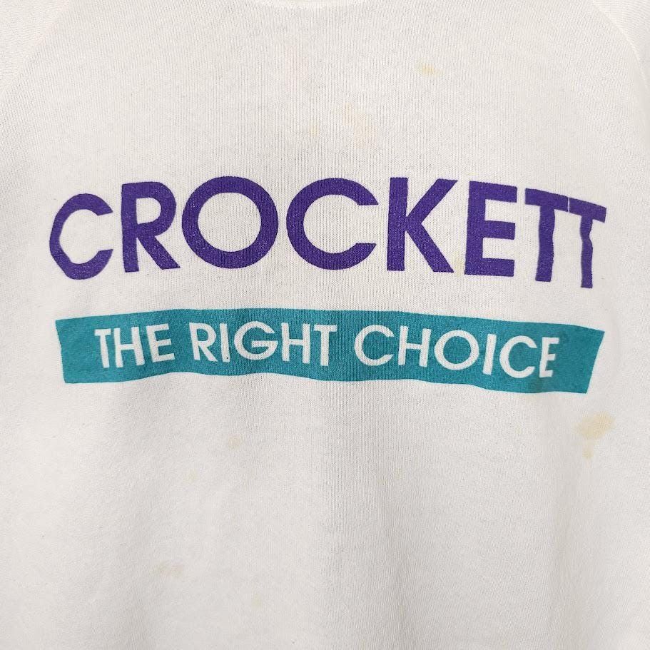 Vintage Vintage Crockett Sweatshirt Mens Size XL White 90s Size US XL / EU 56 / 4 - 2 Thumbnail