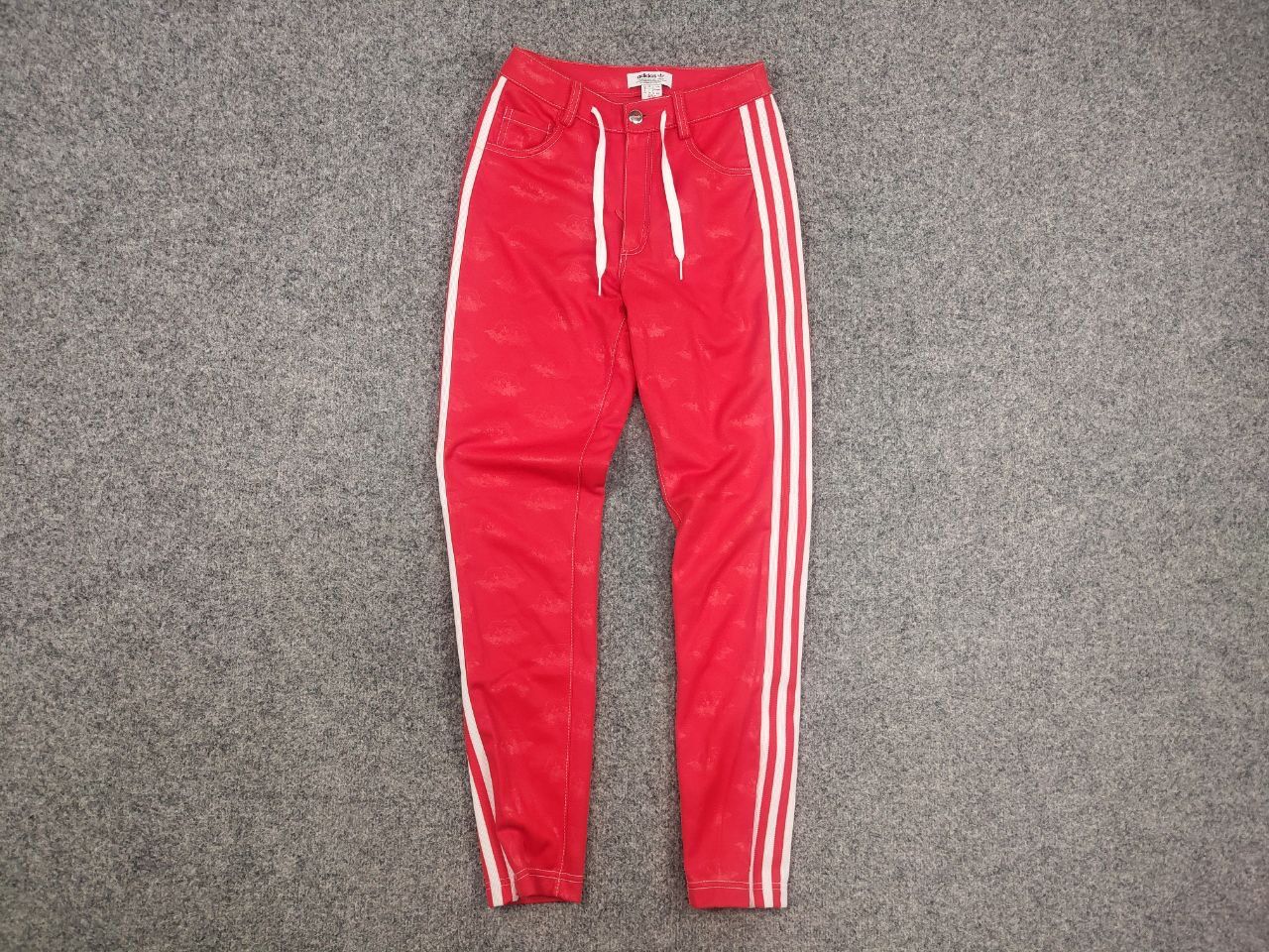Adidas Adidas Originals x Fiorucci Retro 3-Stripe Red Track Pants Size 30" / US 8 / IT 44 - 5 Thumbnail