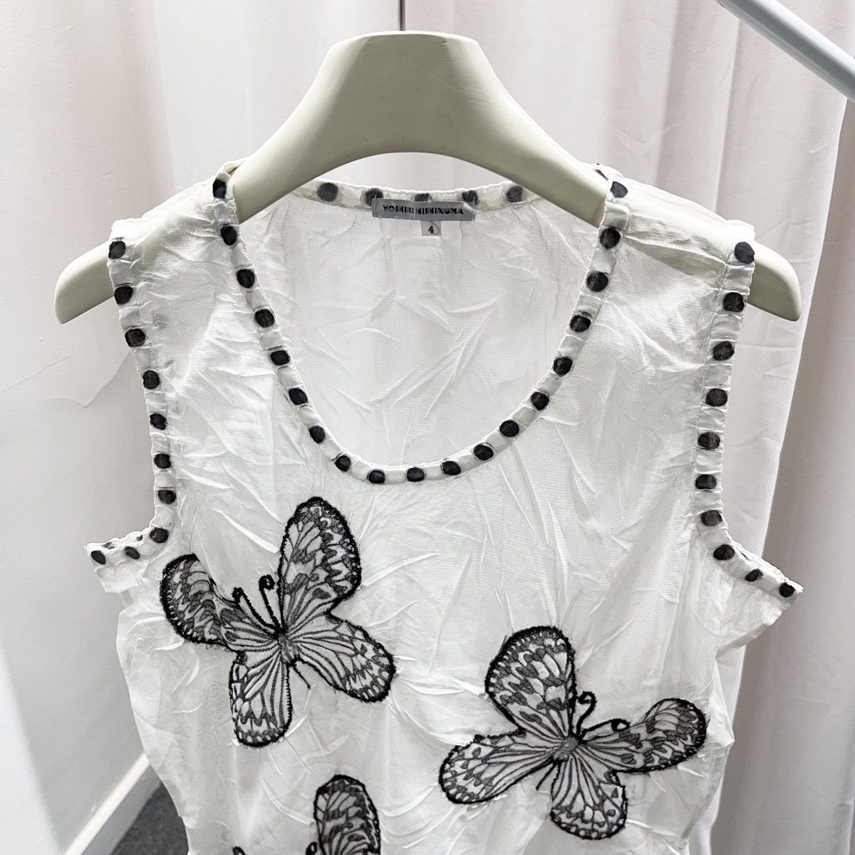 Issey Miyake 90s Yoshiki Hishinuma Issey Miyake butterfly pleated top Size M / US 6-8 / IT 42-44 - 7 Thumbnail