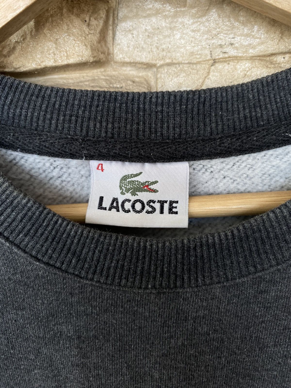 Vintage Vintage Lacoste Stripe Sweatshirt Size US L / EU 52-54 / 3 - 6 Thumbnail