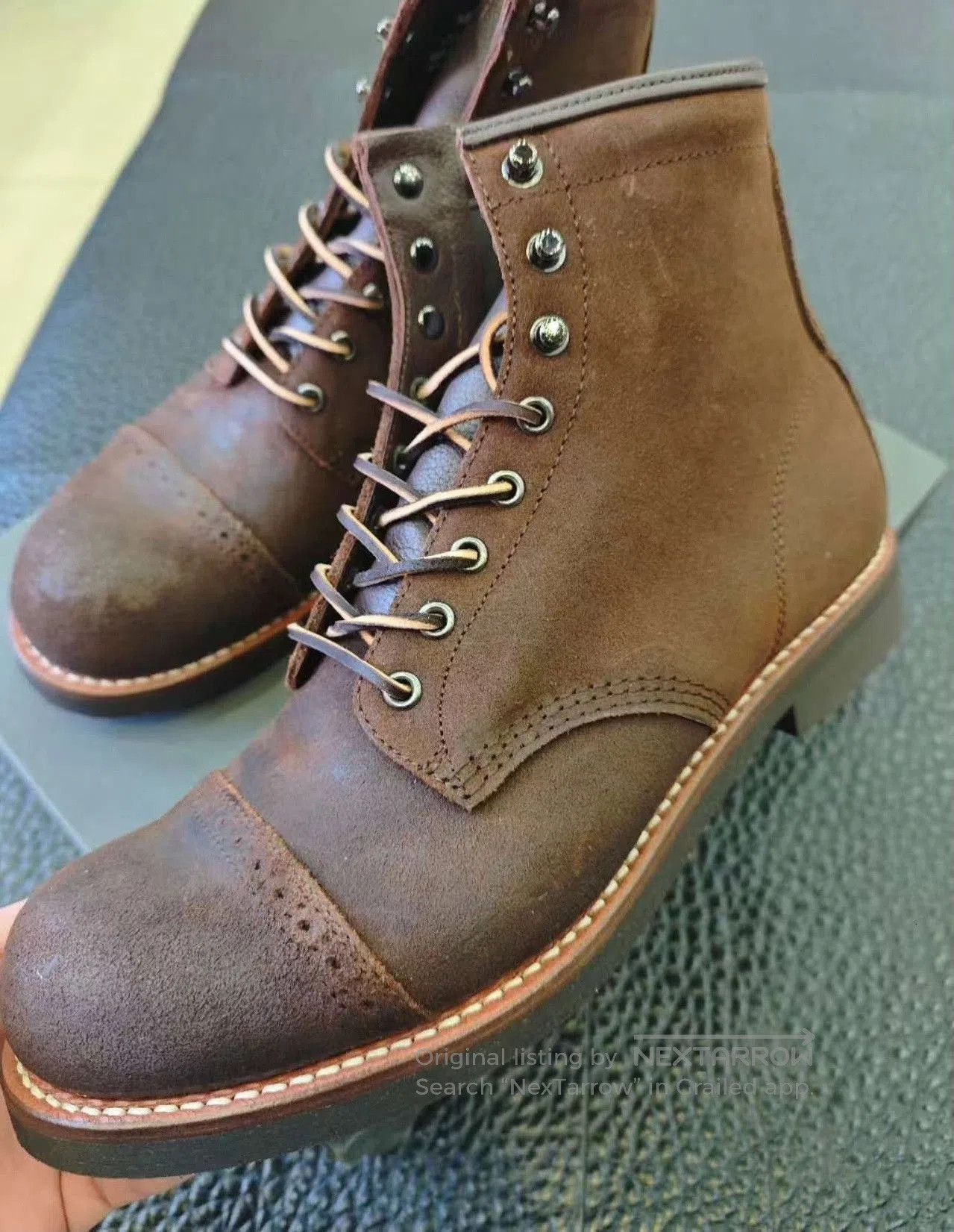 Japanese Brand Brother Bridge Japanese Suede Paratrooper Boots. Size US 10 / EU 43 - 2 Thumbnail