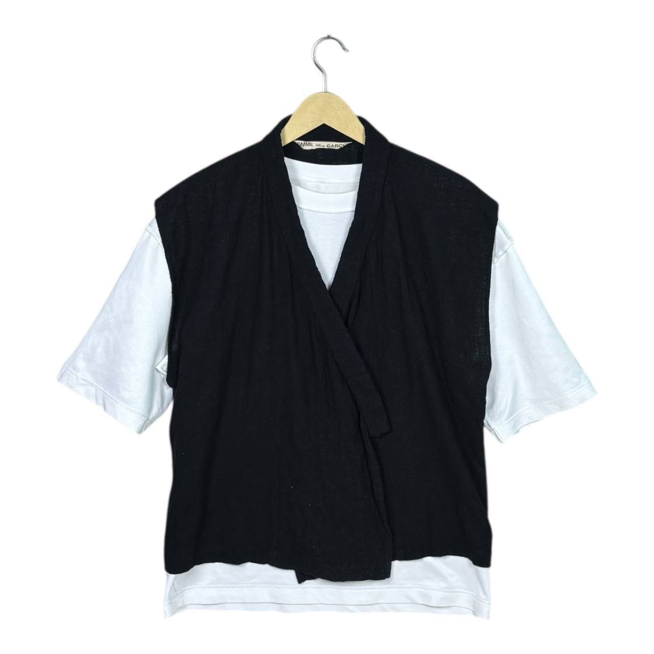 Comme des Garcons Comme Des Garcons Archival Deconstructed Vest Black 90s Size US M / EU 48-50 / 2 - 2 Thumbnail
