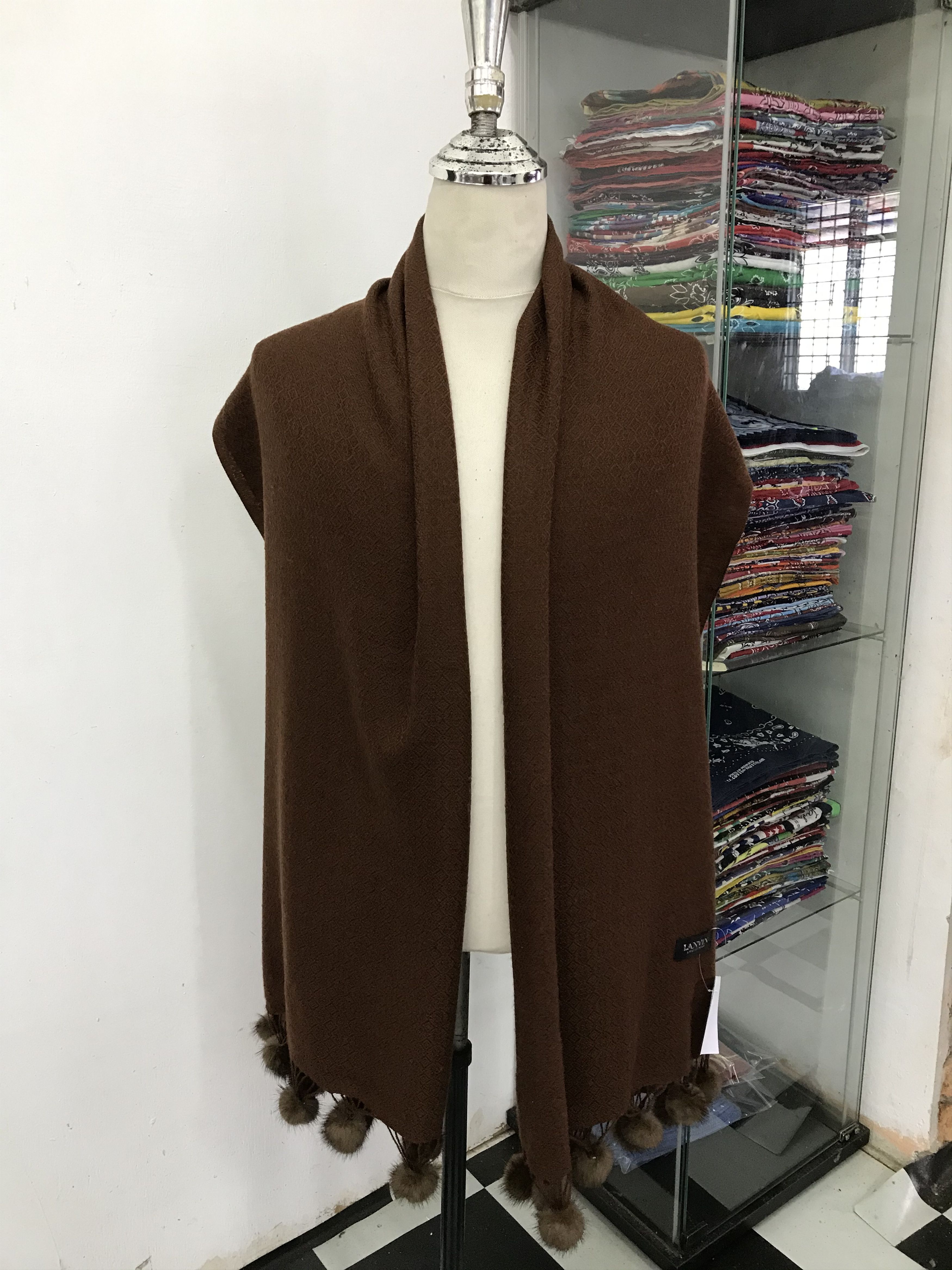 Lanvin × Vintage Lanvin Scarf / Muffler / Neckwear - WW2980 Size ONE SIZE - 1 Thumbnail