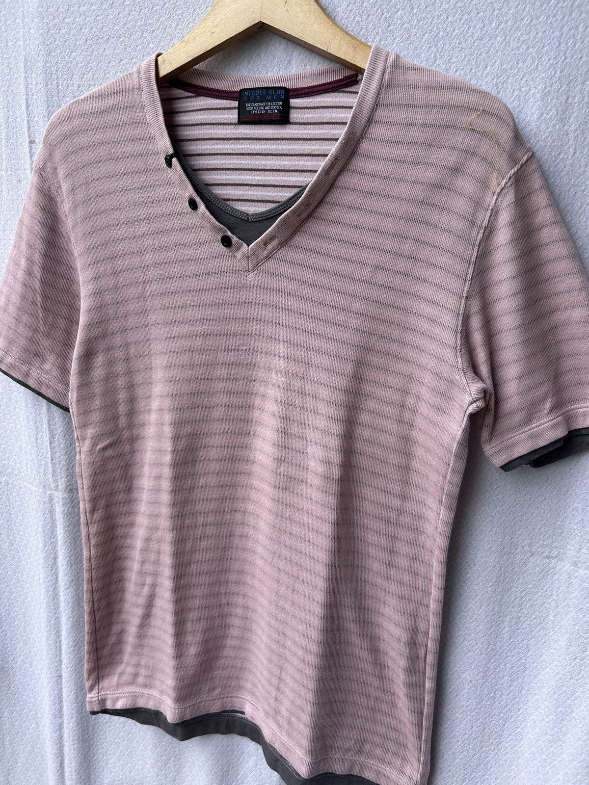 Hysteric Glamour NCFM - Nicole Club For Men Striped Shirt Size US M / EU 48-50 / 2 - 4 Thumbnail