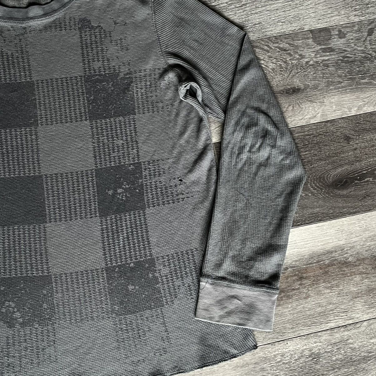 Affliction Vintage 2000s Affliction Style Check Thermal Longsleeve Tee Size US XL / EU 56 / 4 - 4 Thumbnail