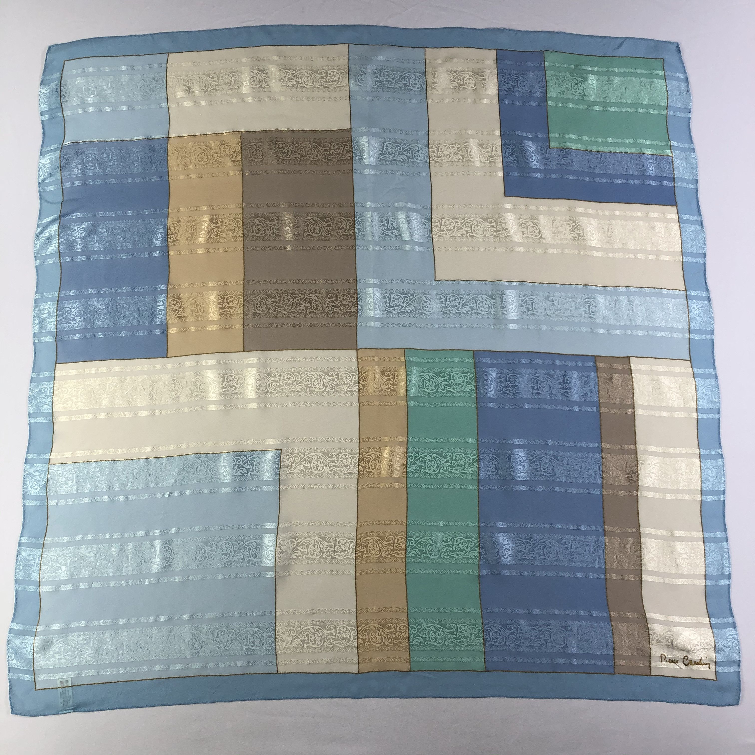 Pierre Cardin × Vintage Vintage Pierre Cardin Silk Scarf Size ONE SIZE - 2 Thumbnail