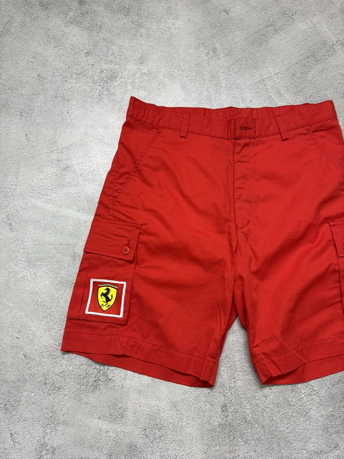 Ferrari Vintage Y2k Ferrari Racing Cargo Shorts Size US 30 / EU 46 - 7 Thumbnail
