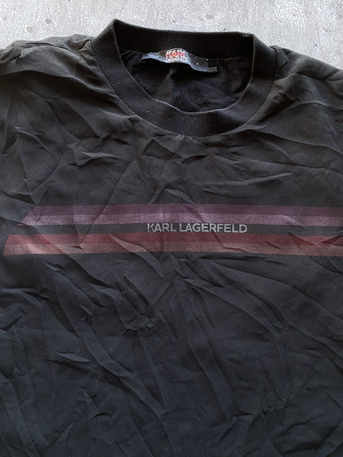 Designer Rare Karl Lagerfeld Maxi Dress Big logo Designer Size M / US 6-8 / IT 42-44 - 3 Thumbnail
