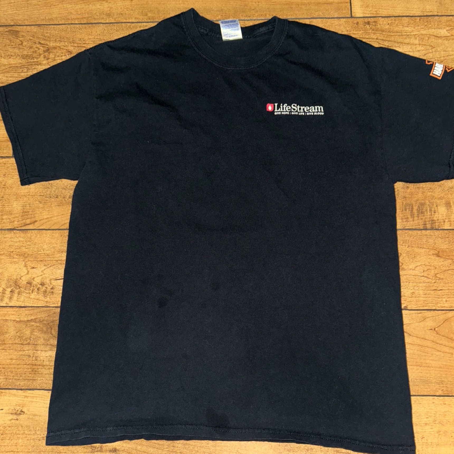 Harley Davidson VINTAGE Harley-Davidson Live Stream T-Shirt Mens 20.5 Black Ed Hardy 2000s Concert Graphic Shirt Size US XXL / EU 58 / 5 - 4 Thumbnail