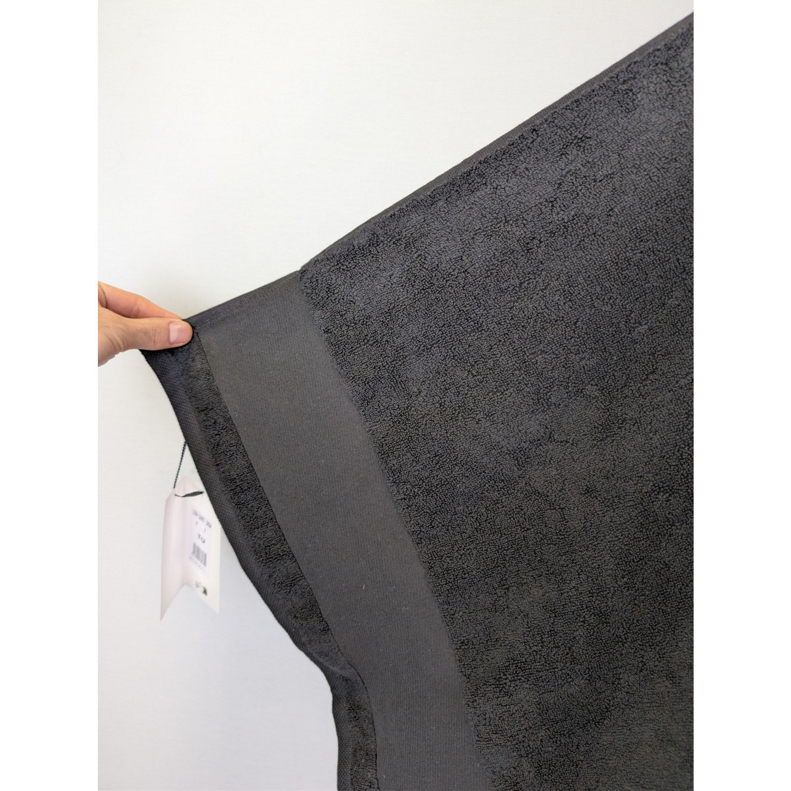 Celine o1rshd1 Q:2 / cotton terry beach towel in Black Size ONE SIZE - 6 Thumbnail