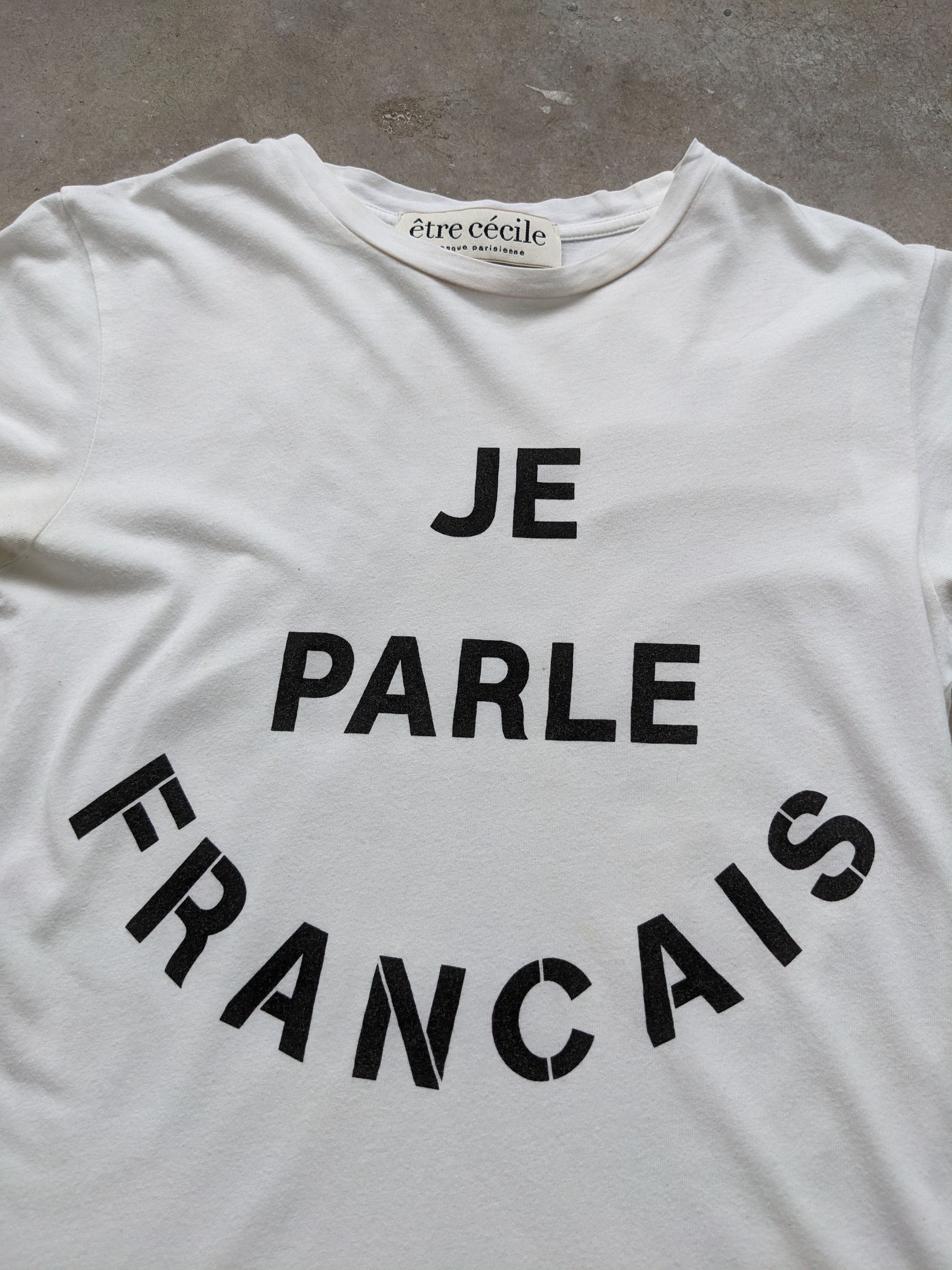 Other Etre Cecile Je Parle Fraincais T Shirt Women XS Size XS / US 0-2 / IT 36-38 - 2 Thumbnail