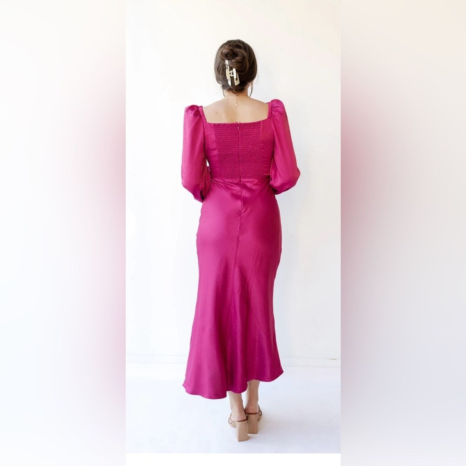 ASTR The Label NWT Astr the Label $148 Magenta Evening Dress Size S / US 4 / IT 40 - 5 Thumbnail