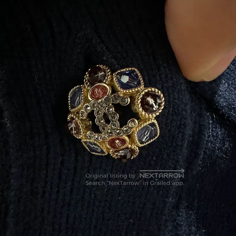 Chanel Chanel 22K full-print Logo broken flower diamond buckle Po Size XS / US 0-2 / IT 36-38 - 6 Thumbnail
