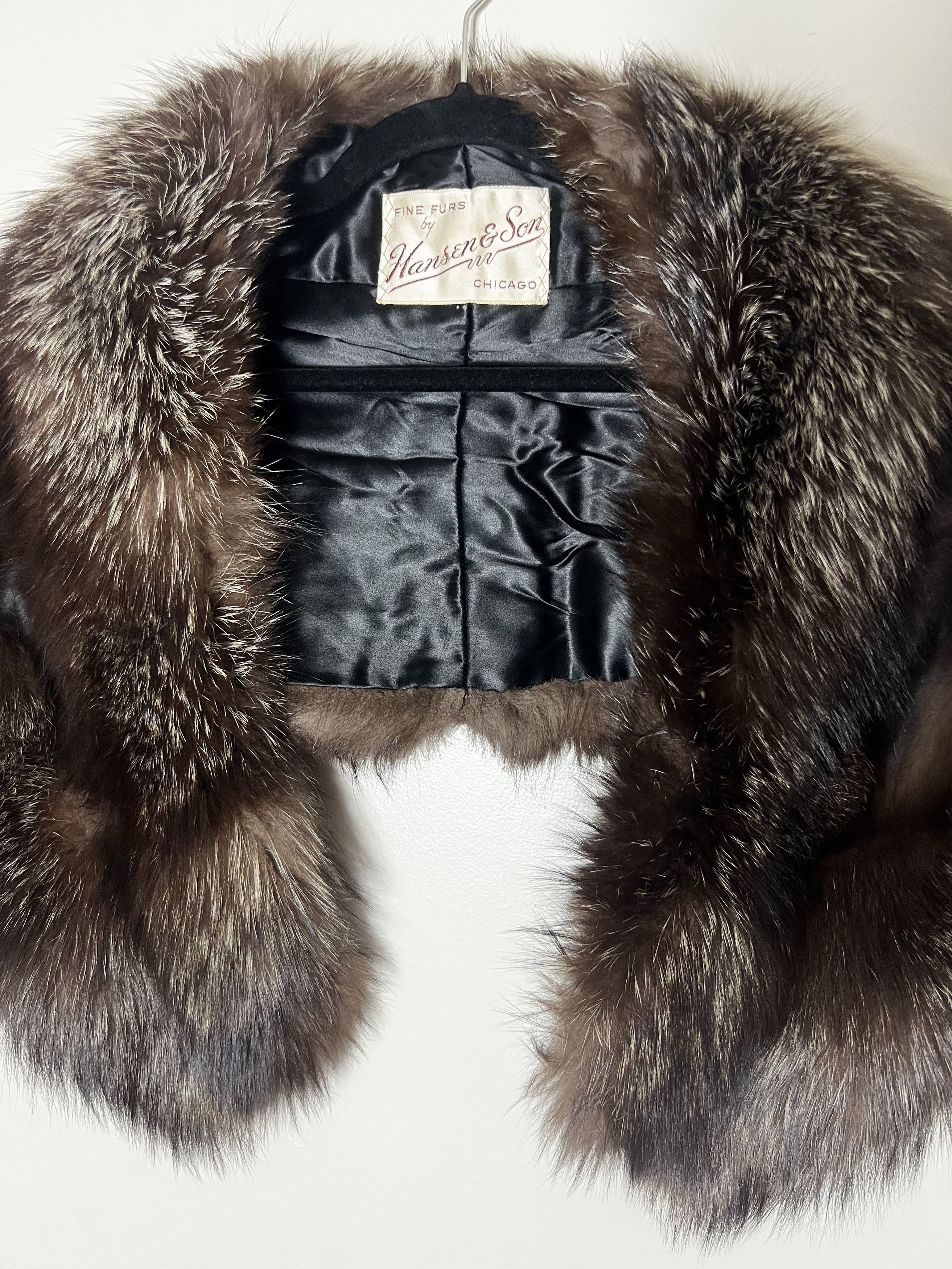 Other × Vintage Vintage Fine Fur by Hansen & Son Chicago Stole Wrap - Coat Size ONE SIZE - 4 Thumbnail