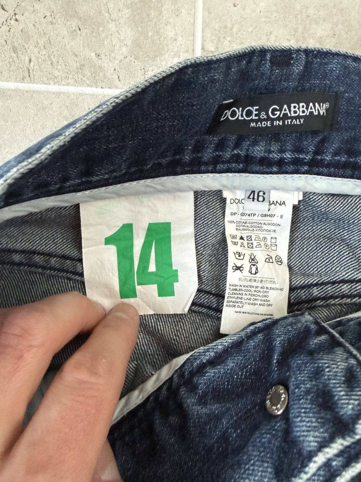 Dolce & Gabbana Dolce Gabanna jeans street wear y2k rap hip hop Size US 30 / EU 46 - 7 Thumbnail