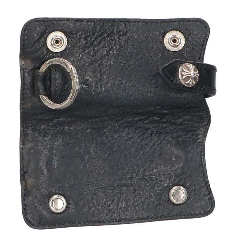 Chrome Hearts Chrome Hearts Leather Key Case with Cross Button Size ONE SIZE - 3 Thumbnail