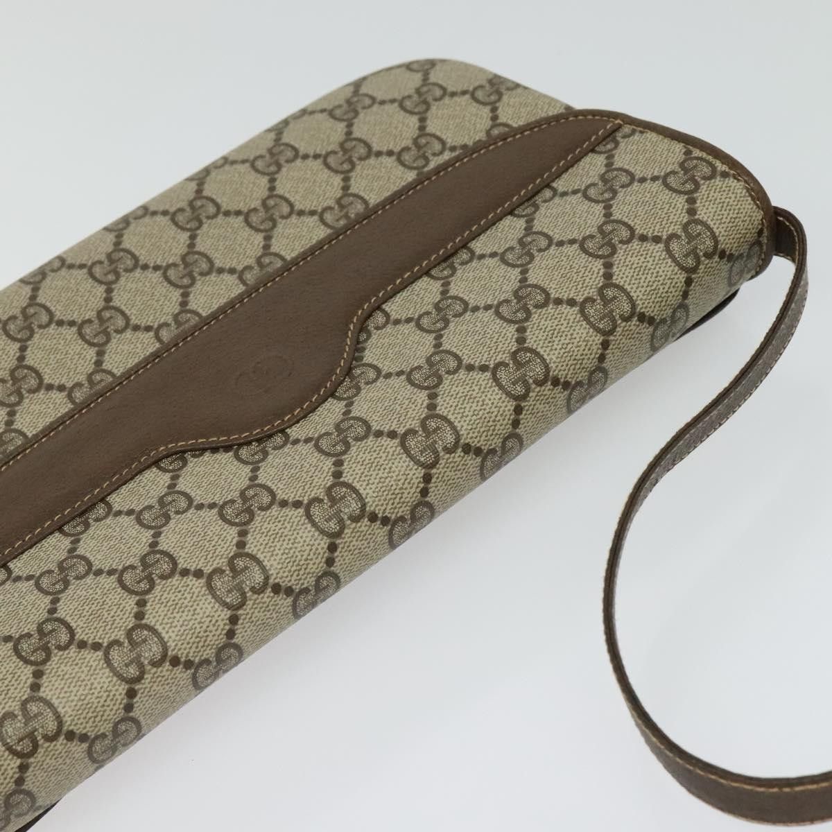 Gucci GUCCI GG Supreme Shoulder Bag Pvc Beige Gold 004 256 004 256 Size ONE SIZE - 6 Thumbnail