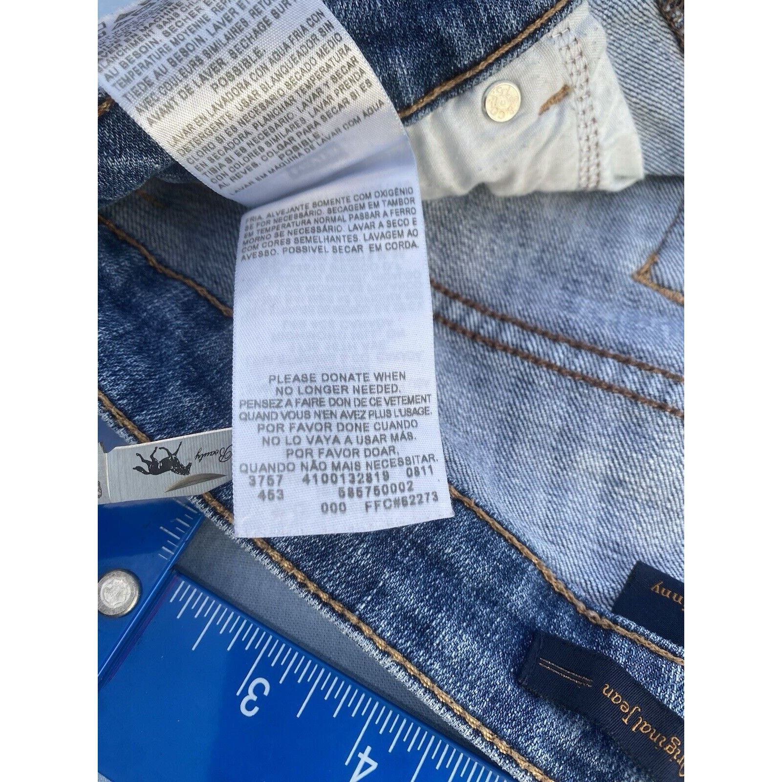 Levi's Levi's Original Jean Size 8S/C Medium Wash Skinny Denim Size 30" / US 8 / IT 44 - 9 Thumbnail