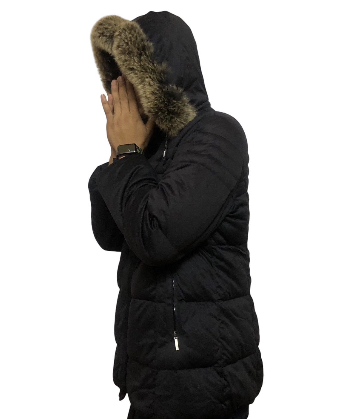 Balmain BALMAIN Faux Fur Down Black Jacket Size US L / EU 52-54 / 3 - 6 Thumbnail