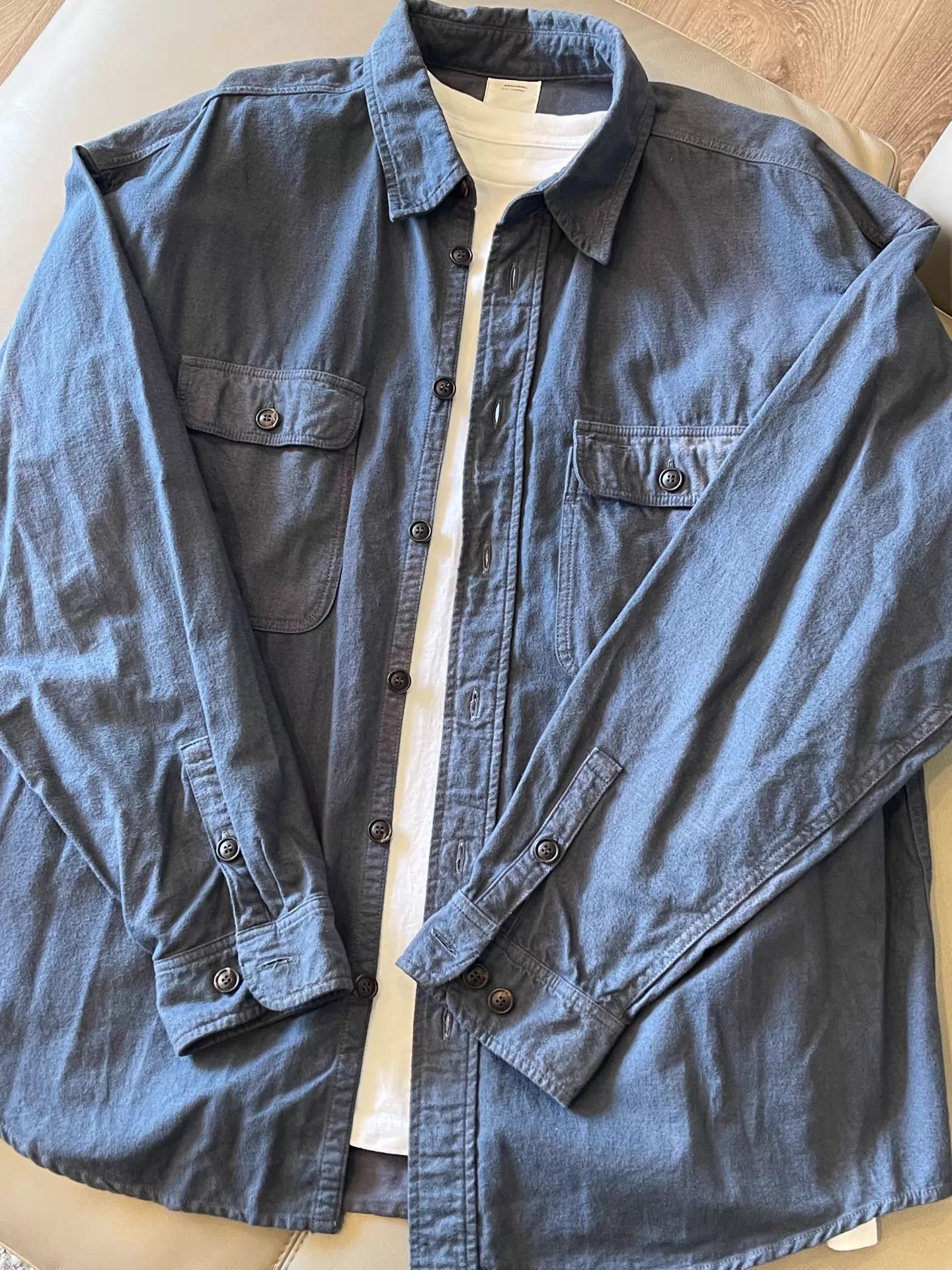 Visvim Visvim Lumber Shirt LS Crash Ivory | Grailed