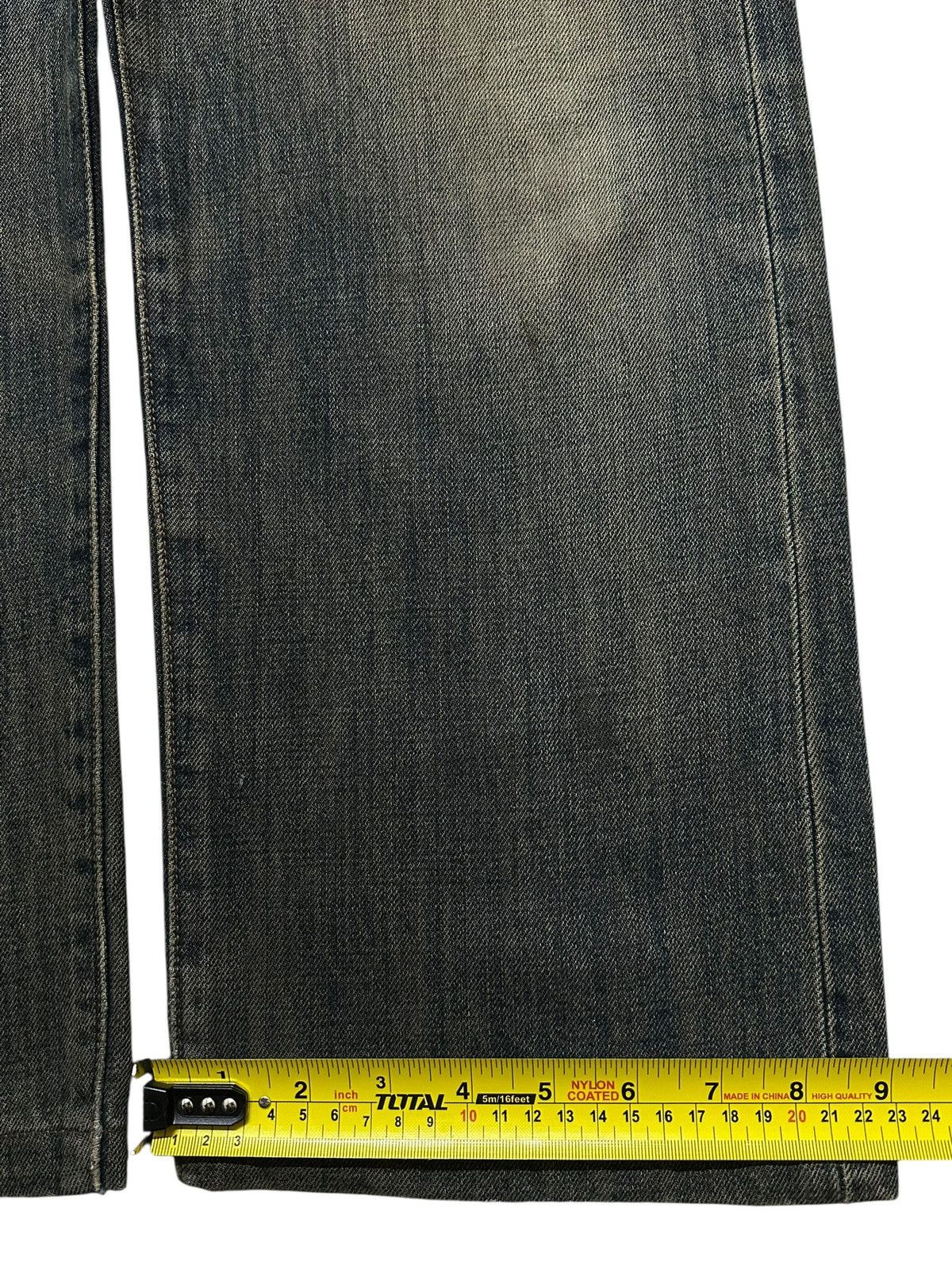 Japanese Brand Vintage Japanes Brand Mud Wash Faded Distressed Baggy Jeans Size US 34 / EU 50 - 15 Thumbnail