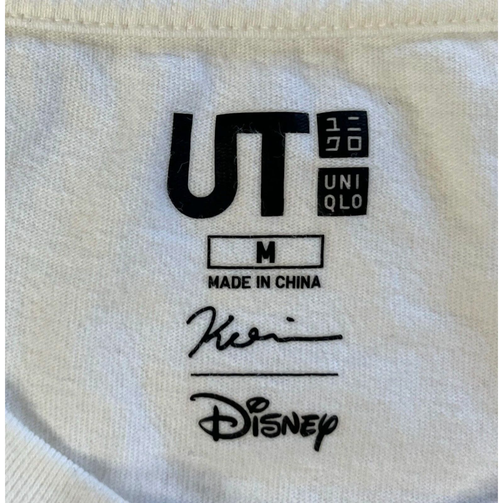 Uniqlo UNIQLO x Disney MOUSE 3D T-SHIRT Unisex Adults M White Cotton Short Sleeve Crew Neck Mickey Mouse Vintage Size US M / EU 48-50 / 2 - 4 Thumbnail