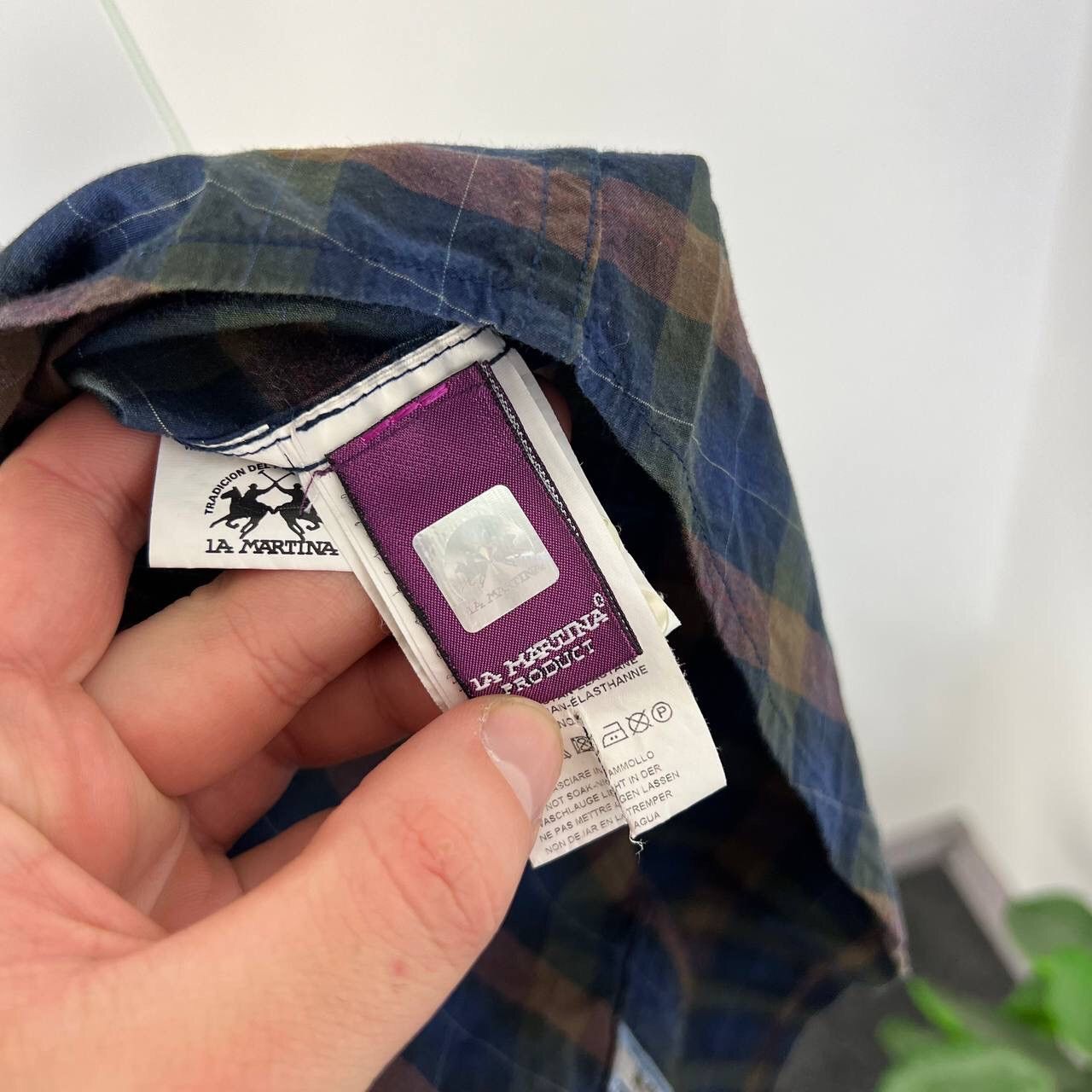 La Martina Patagonia La Martina Checkered Shirt Button Up Vintage Y2k Size US XL / EU 56 / 4 - 7 Thumbnail