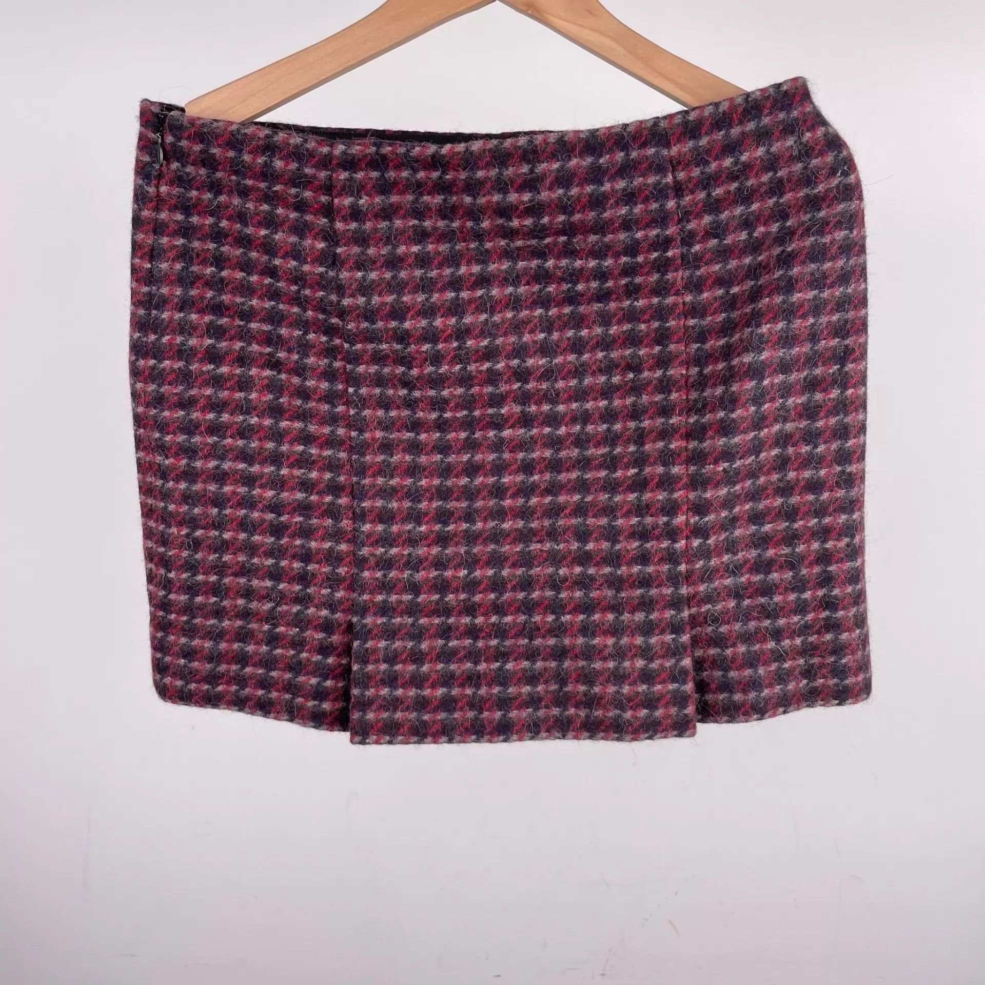 Miu Miu MIU MIU red and blue checkered short skirt Size 26" / US 2 / IT 38 - 2 Thumbnail